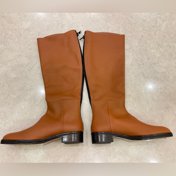 FRAME Le Ramsey Knee High Boot In Tobacco Size 39 - Picture 9 of 17